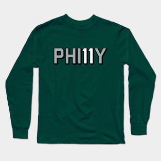 PHI11Y - Green Long Sleeve T-Shirt